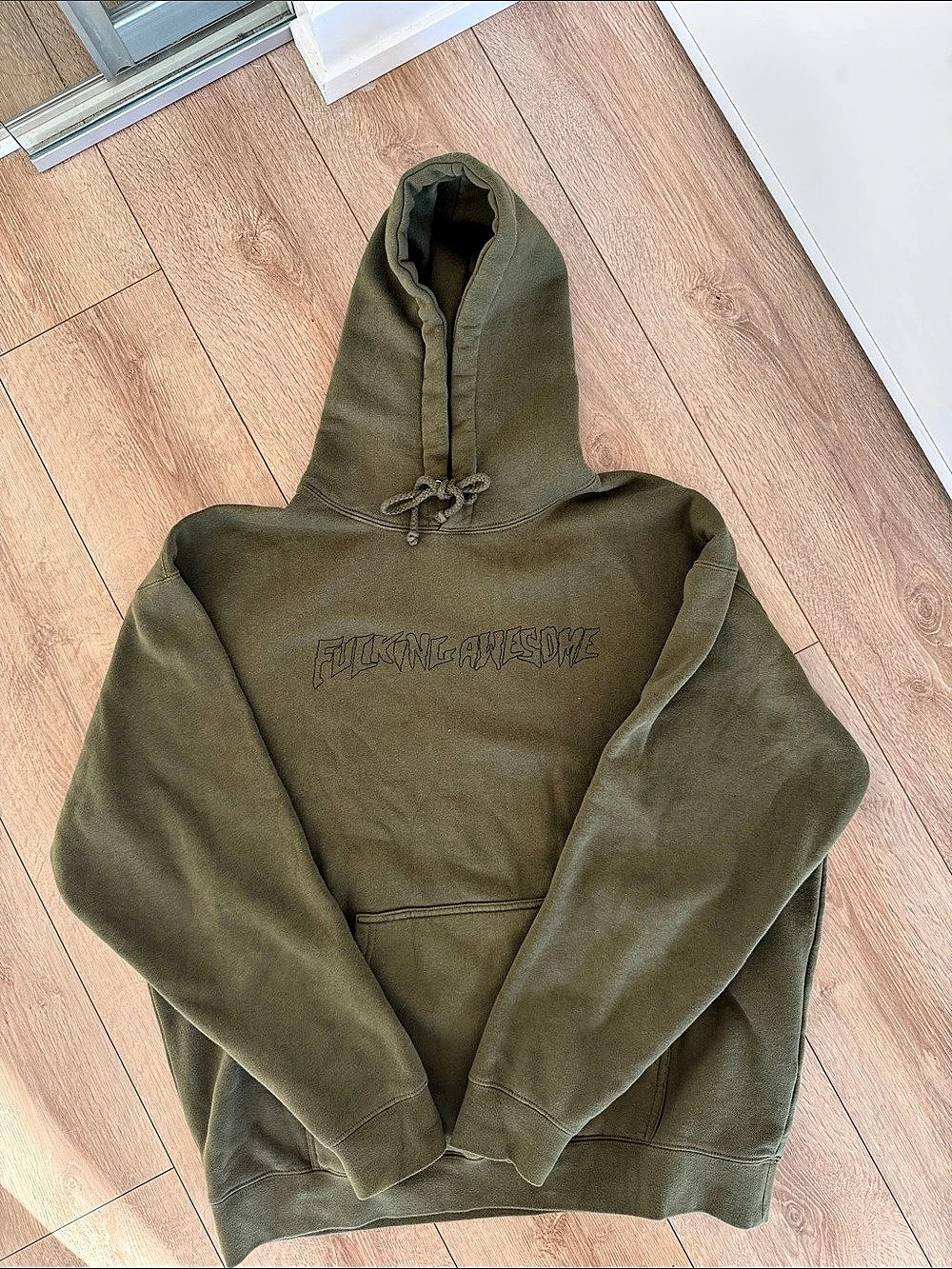 F.A. World Entertainment F**kn Awesome hoodie Pullover Hoodie in Green Size XL
